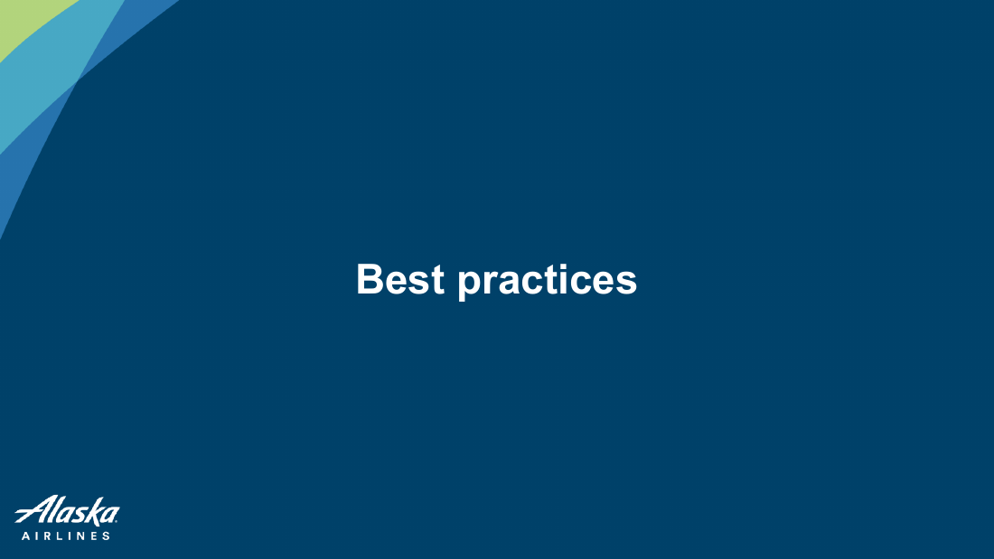 Slide 13 of 27: Best practices